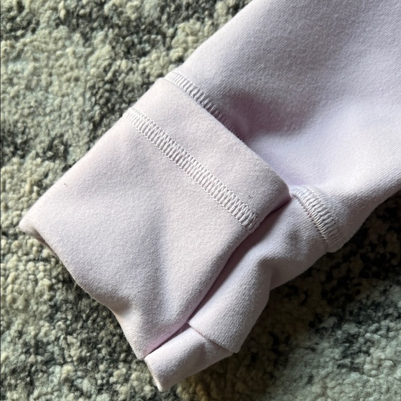 Lululemon Athletica Soft Pink Zip Top - Picture 9 of 14